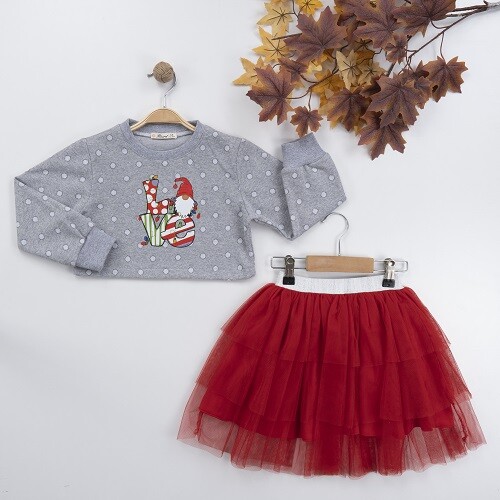 Wholesale 2-Piece Girls Newyear Dress 3-6Y - Producer: Büşra Bebe - Wholesale Kids & Baby Clothes From Turkey - TheBS Kids
