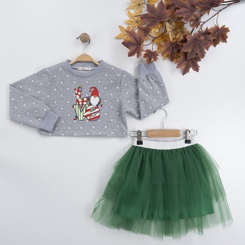 Wholesale 2-Piece Girls Newyear Dress 3-6Y - Producer: Büşra Bebe - Wholesale Kids & Baby Clothes From Turkey - TheBS Kids