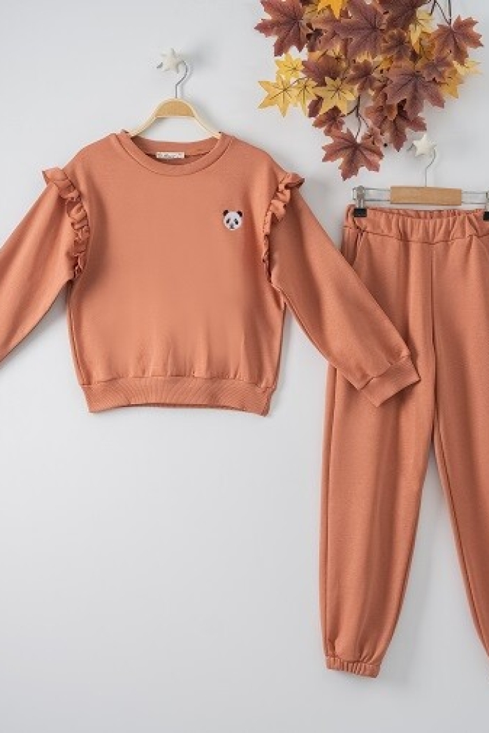 Wholesale 2-Piece Girls Set with Sweat and Sweatpants 7-10Y - Producer: Büşra Bebe - Wholesale Kids & Baby Clothes From Turkey - TheBS Kids