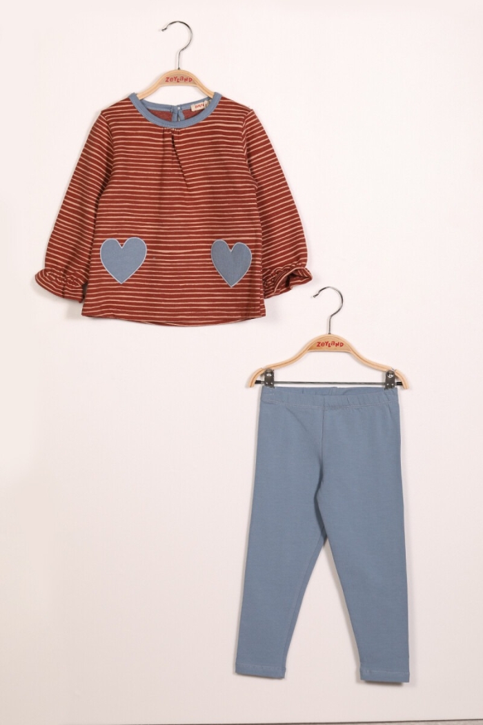 Wholesale 2-Piece Girls Sweat Set with Leggings 2-7Y - Producer: Zeyland - Wholesale Kids & Baby Clothes From Turkey - TheBS Kids