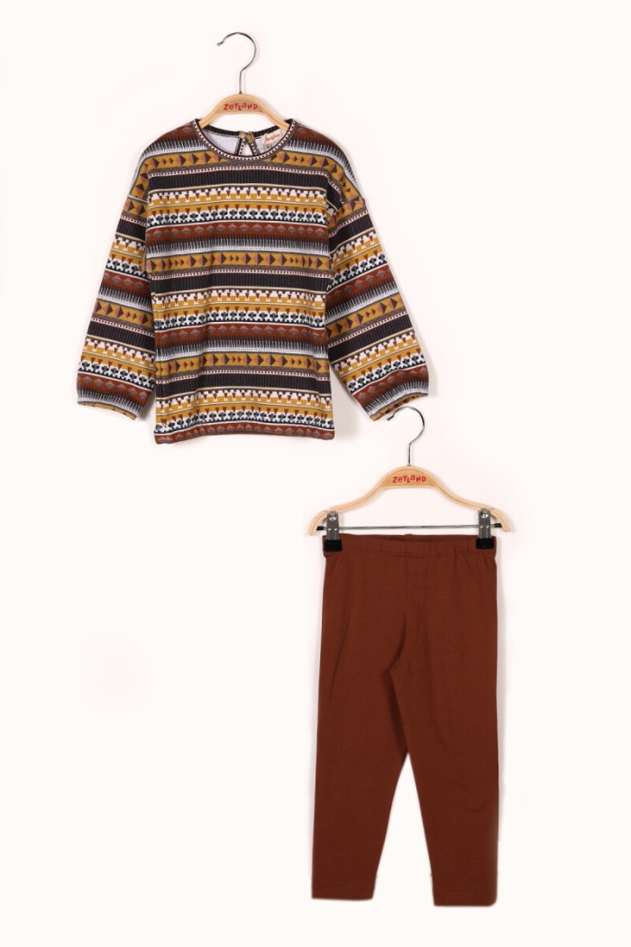 Wholesale 2-Piece Girls Sweatshirt with Leggings 2-7Y - Producer: Zeyland - Wholesale Kids & Baby Clothes From Turkey - TheBS Kids