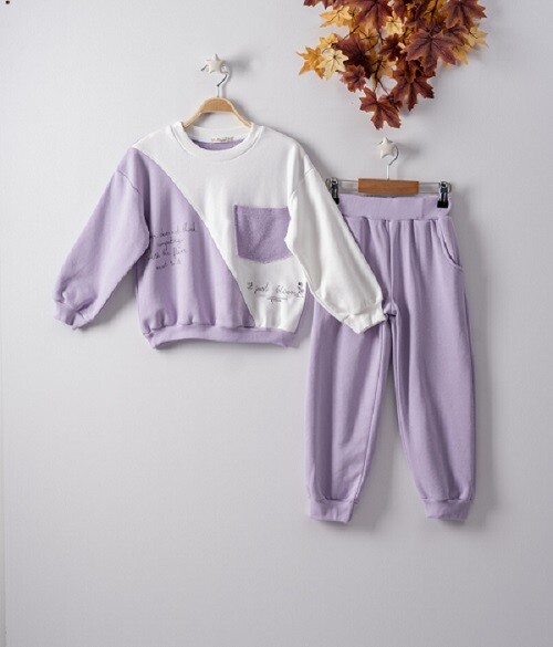 Wholesale 2-Piece Girls Tracksuit Set 7-10Y - Producer: Büşra Bebe - Wholesale Kids & Baby Clothes From Turkey - TheBS Kids