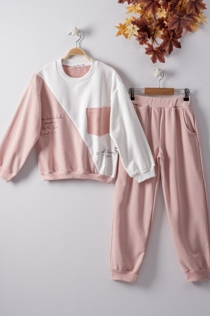Wholesale 2-Piece Girls Tracksuit Set 7-10Y - Producer: Büşra Bebe - Wholesale Kids & Baby Clothes From Turkey - TheBS Kids