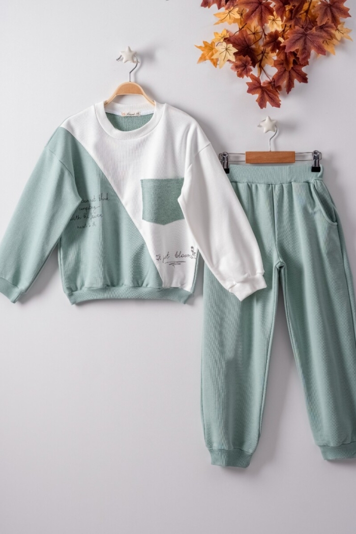 Wholesale 2-Piece Girls Tracksuit Set 7-10Y - Producer: Büşra Bebe - Wholesale Kids & Baby Clothes From Turkey - TheBS Kids