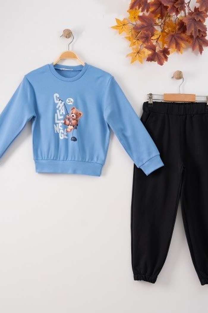 Wholesale 2-Piece Girls Tracksuit Set 7-10Y - Producer: Büşra Bebe - Wholesale Kids & Baby Clothes From Turkey - TheBS Kids