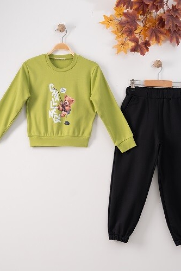 Wholesale 2-Piece Girls Tracksuit Set 7-10Y - Producer: Büşra Bebe - Wholesale Kids & Baby Clothes From Turkey - TheBS Kids