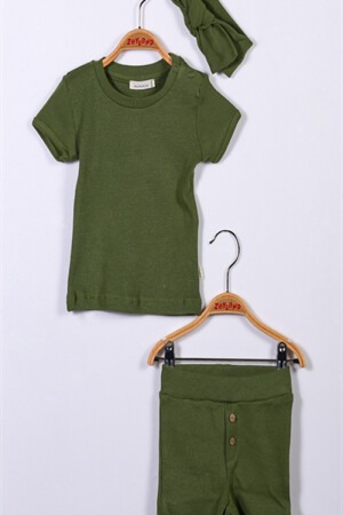 Wholesale 2-Piece Organic Baby Boys Set with T-shirt and Shorts Gots Certificate 6-24M - Producer: Zeyland - Wholesale Kids & Baby Clothes From Turkey - TheBS Kids