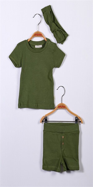 Wholesale 2-Piece Organic Baby Boys Set with T-shirt and Shorts Gots Certificate 6-24M - Producer: Zeyland - Wholesale Kids & Baby Clothes From Turkey - TheBS Kids