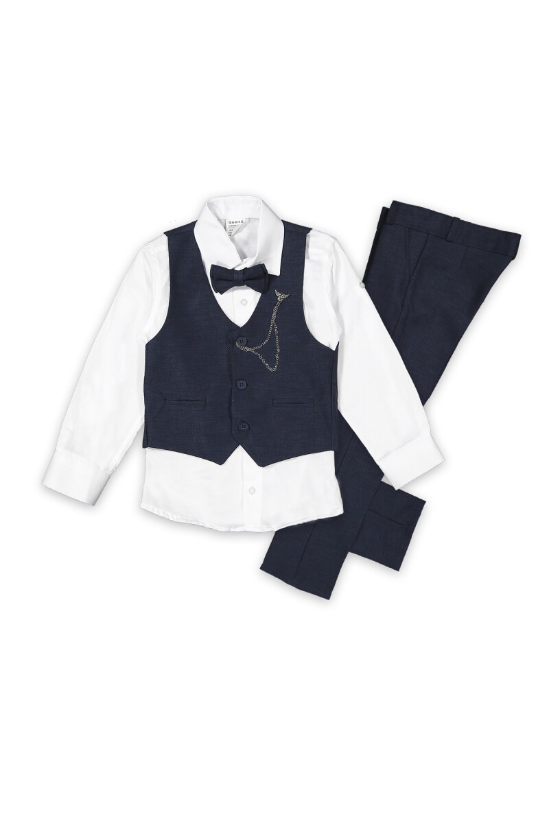 Wholesale 4-Piece Boys Suit Set with Vest, Shirt, Pants and Bowtie 2-5Y - Producer: Terry - Wholesale Kids & Baby Clothes From Turkey - TheBS Kids