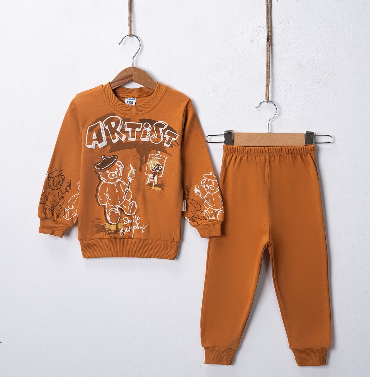 Wholesale Artist Painter Printed Men's 2-Piece 2-4Y - Producer: Hoppidik - Wholesale Kids & Baby Clothes From Turkey - TheBS Kids