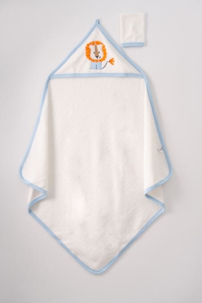 Wholesale Baby 100X100 Hooded Towel 0-18M - Producer: Ramel Kids - Wholesale Kids & Baby Clothes From Turkey - TheBS Kids