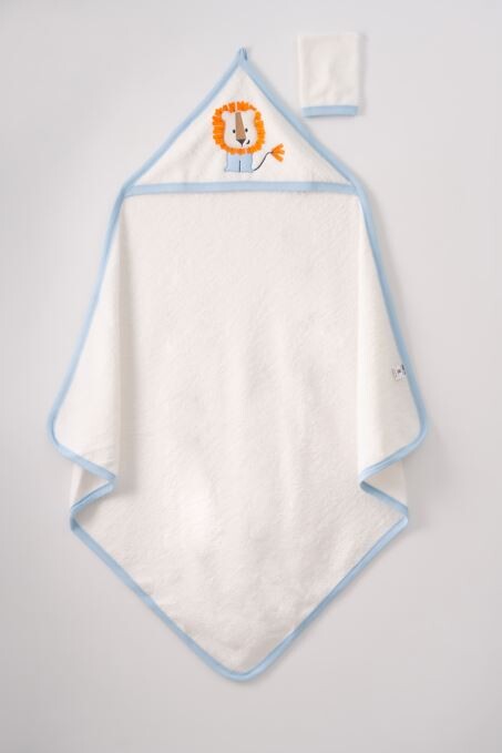 Wholesale Baby 100X100 Hooded Towel 0-18M - Producer: Ramel Kids - Wholesale Kids & Baby Clothes From Turkey - TheBS Kids