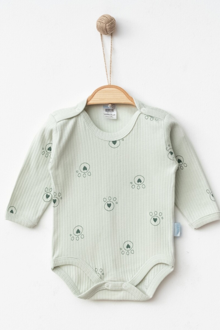 Wholesale Baby 5-Piece Patterned Long Sleeves Bodysuit 1-12M - Producer: Hoppidik - Wholesale Kids & Baby Clothes From Turkey - TheBS Kids
