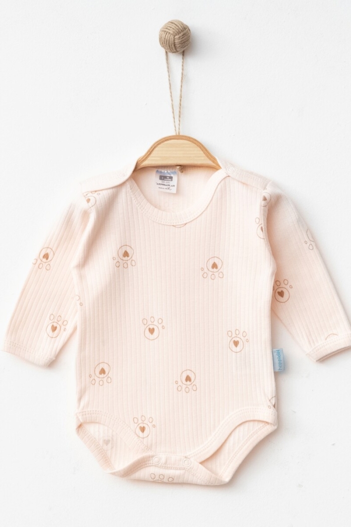 Wholesale Baby 5-Piece Patterned Long Sleeves Bodysuit 1-12M - Producer: Hoppidik - Wholesale Kids & Baby Clothes From Turkey - TheBS Kids