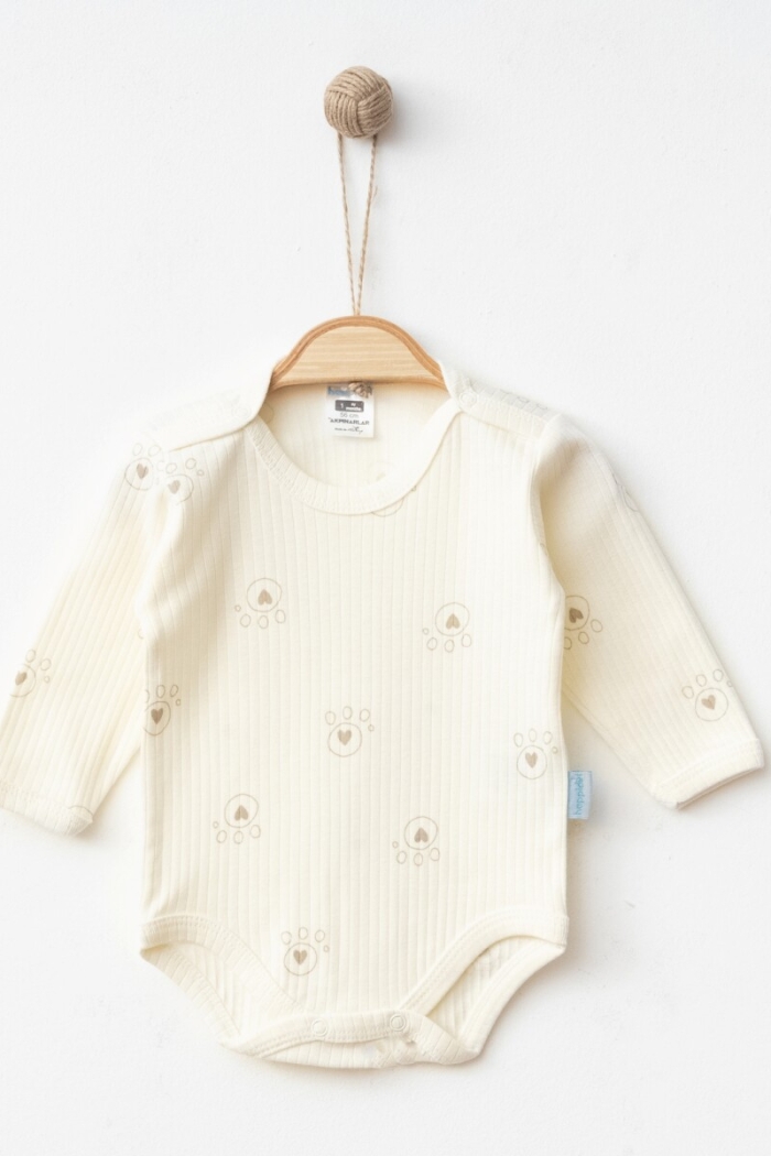Wholesale Baby 5-Piece Patterned Long Sleeves Bodysuit 1-12M - Producer: Hoppidik - Wholesale Kids & Baby Clothes From Turkey - TheBS Kids