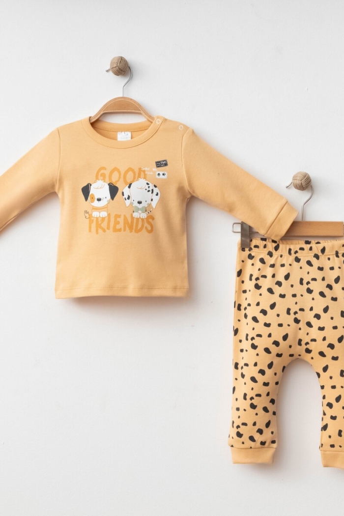 Wholesale Baby Boy 2-piece Badi and Pants Set 3-12M - Producer: Gümüş Baby - Wholesale Kids & Baby Clothes From Turkey - TheBS Kids