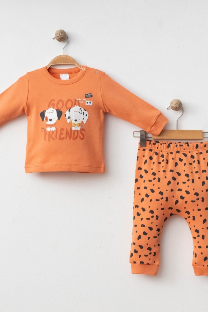 Wholesale Baby Boy 2-piece Badi and Trousers Set 3-12M - Producer: Gümüş Baby - Wholesale Kids & Baby Clothes From Turkey - TheBS Kids