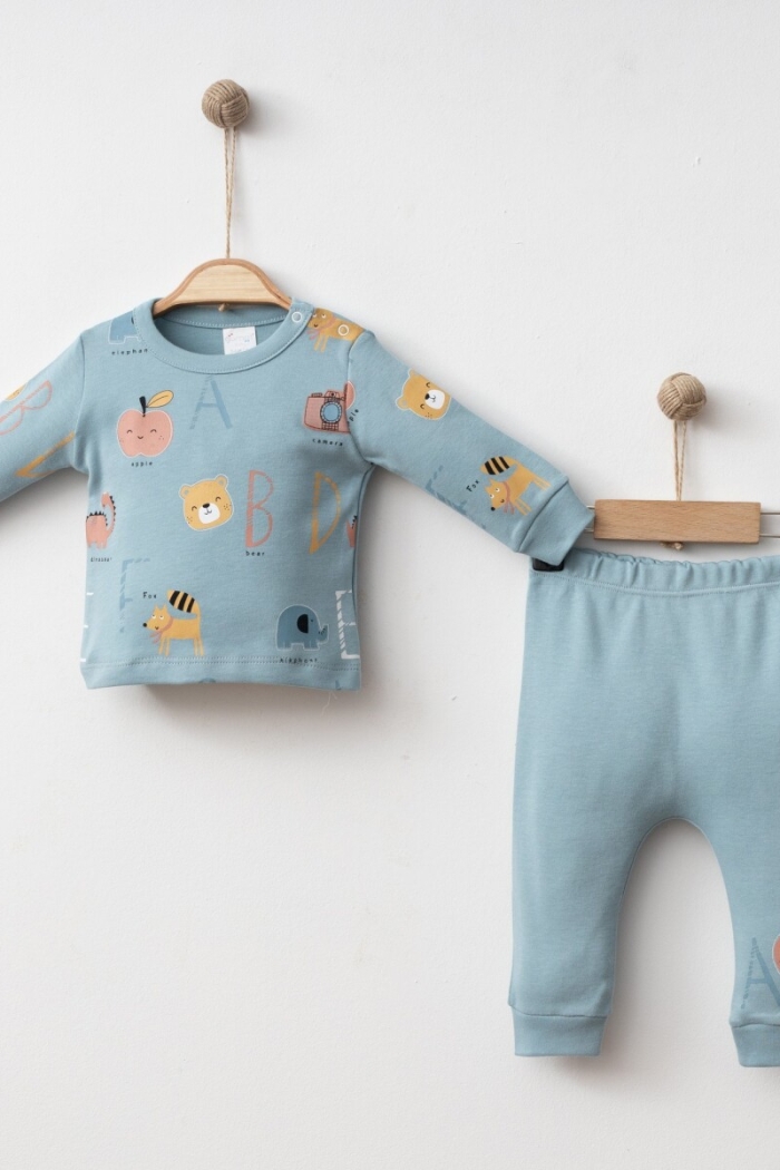 Wholesale Baby Boy 2-piece Badi and Trousers Set 3-12M - Producer: Gümüş Baby - Wholesale Kids & Baby Clothes From Turkey - TheBS Kids