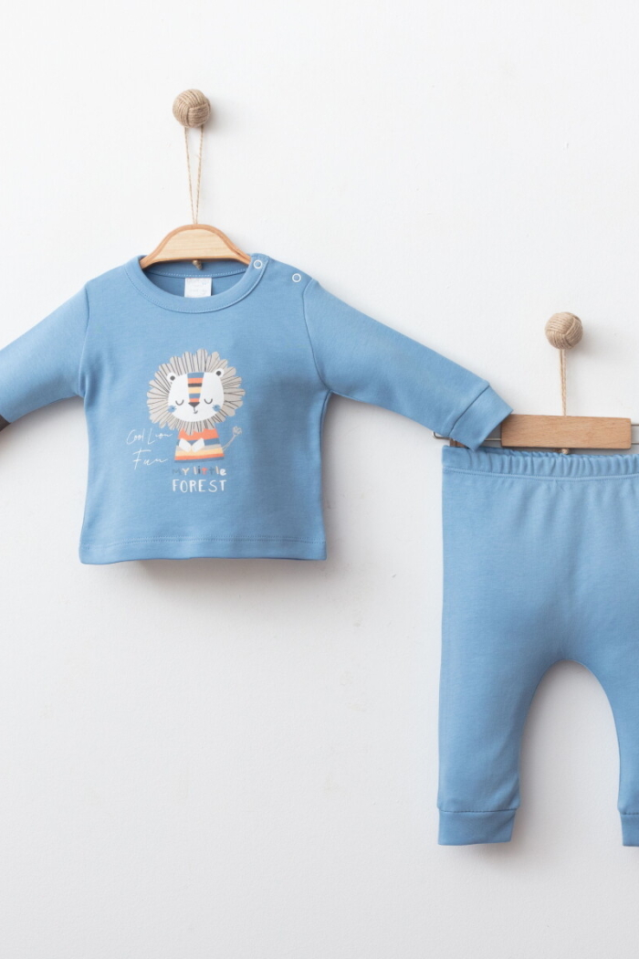 Wholesale Baby Boy 2-piece Badi and Trousers Set 3-12M - Producer: Gümüş Baby - Wholesale Kids & Baby Clothes From Turkey - TheBS Kids