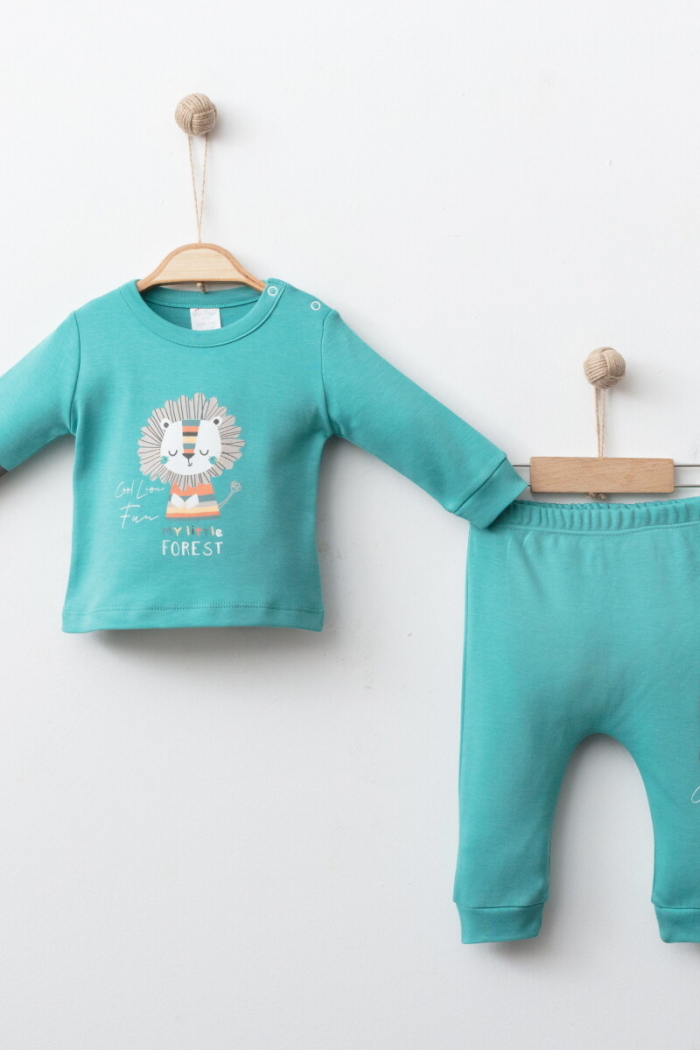 Wholesale Baby Boy 2-piece Badi and Trousers Set 3-12M - Producer: Gümüş Baby - Wholesale Kids & Baby Clothes From Turkey - TheBS Kids