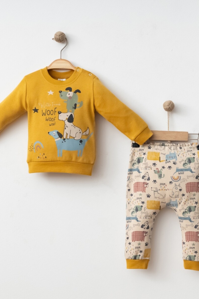 Wholesale Baby Boy 2-Piece Body and Pants Set 6-18M - Producer: Gümüş Baby - Wholesale Kids & Baby Clothes From Turkey - TheBS Kids