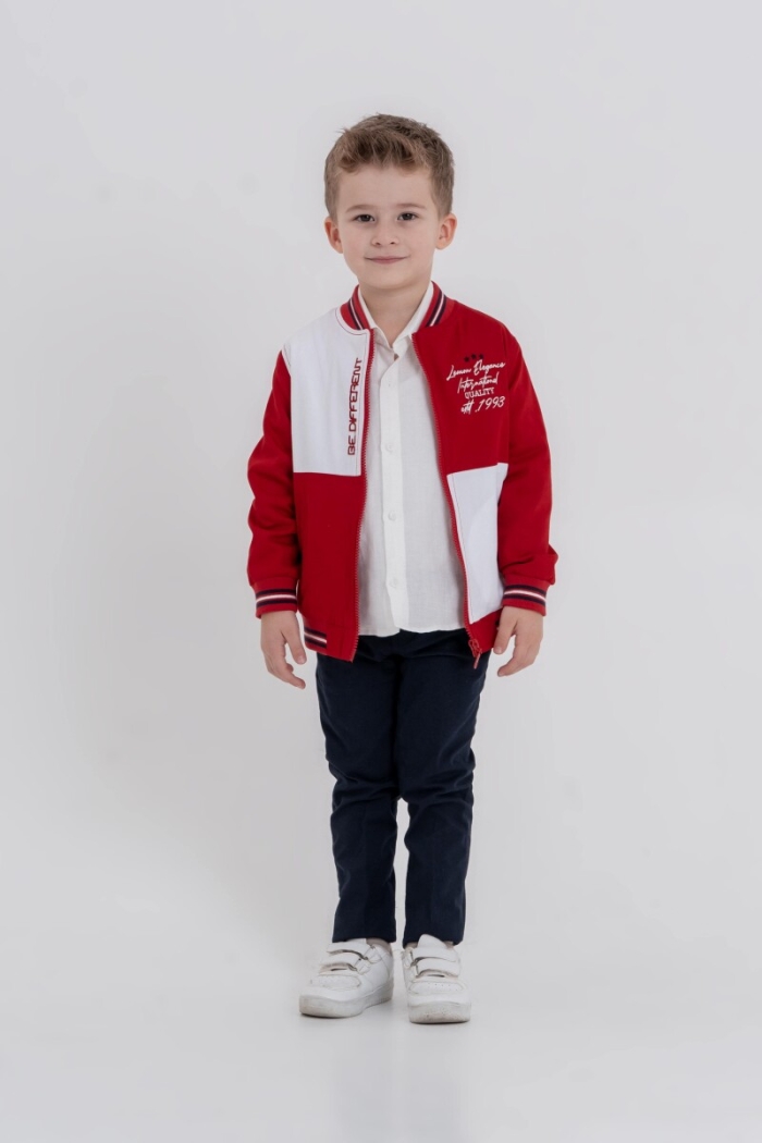 Wholesale Baby Boy 3-Piece College Jacket, Shirt and Pants Set 9-24M - Producer: Lemon - Wholesale Kids & Baby Clothes From Turkey - TheBS Kids