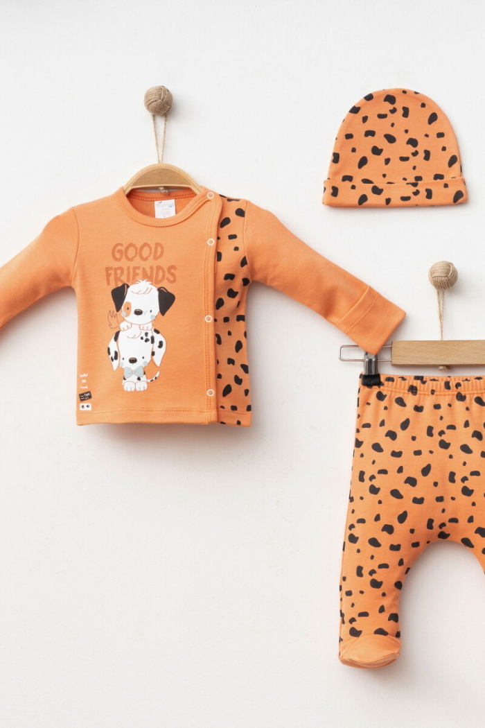Wholesale Baby Boy 3-Piece Newborn Set 0-3M - Producer: Gümüş Baby - Wholesale Kids & Baby Clothes From Turkey - TheBS Kids