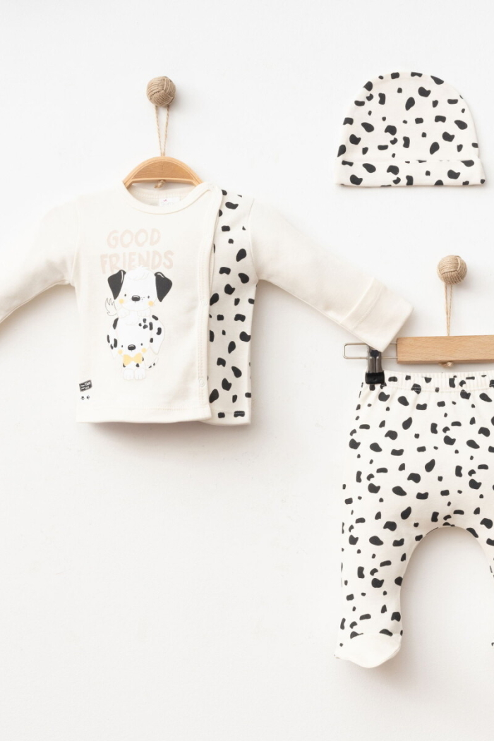 Wholesale Baby Boy 3-Piece Newborn Set 0-3M - Producer: Gümüş Baby - Wholesale Kids & Baby Clothes From Turkey - TheBS Kids