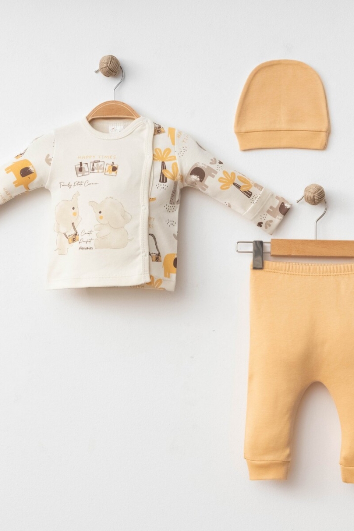Wholesale Baby Boy 3-piece Newborn Set 0-3M - Producer: Gümüş Baby - Wholesale Kids & Baby Clothes From Turkey - TheBS Kids