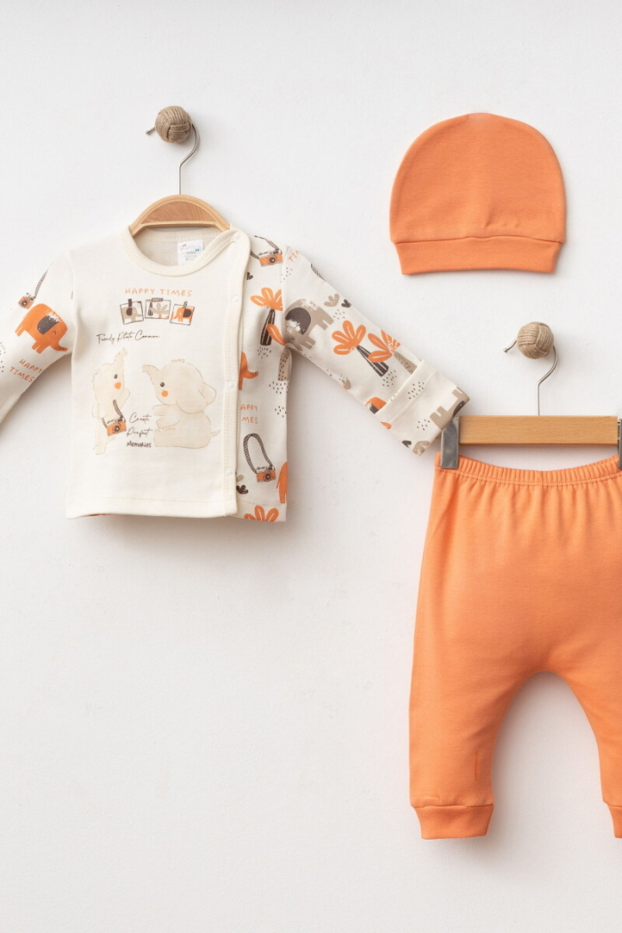 Wholesale Baby Boy 3-piece Newborn Set 0-3M - Producer: Gümüş Baby - Wholesale Kids & Baby Clothes From Turkey - TheBS Kids