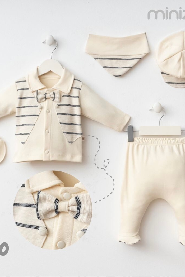Wholesale Baby Boy 5pcs Newborn Set 0-3M - Producer: Minizeyn - Wholesale Kids & Baby Clothes From Turkey - TheBS Kids