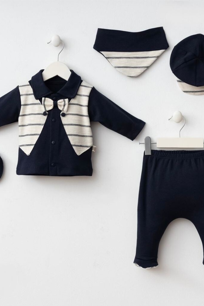 Wholesale Baby Boy 5pcs Newborn Set 0-3M - Producer: Minizeyn - Wholesale Kids & Baby Clothes From Turkey - TheBS Kids