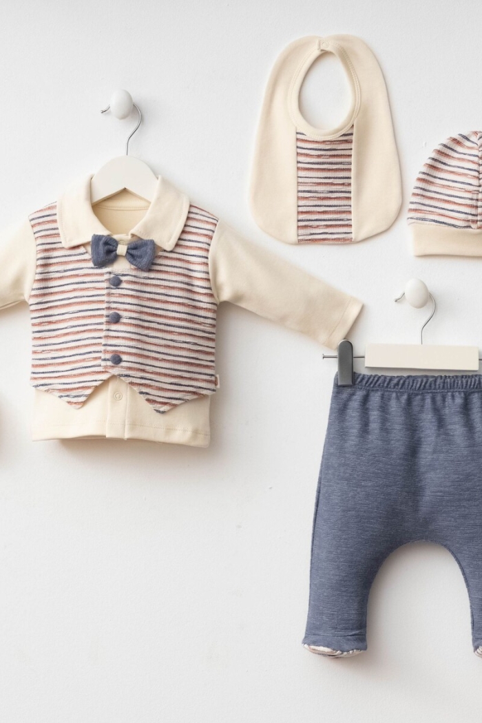 Wholesale Baby Boy 5pcs Newborn Set 0-3M - Producer: Minizeyn - Wholesale Kids & Baby Clothes From Turkey - TheBS Kids