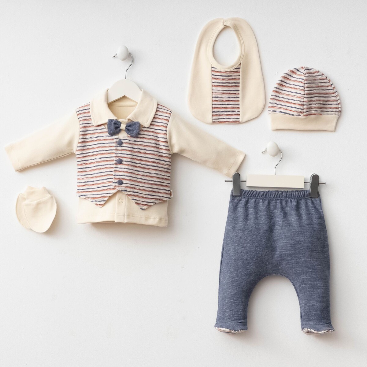 Wholesale Baby Boy 5pcs Newborn Set 0-3M - Producer: Minizeyn - Wholesale Kids & Baby Clothes From Turkey - TheBS Kids