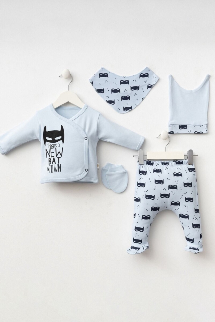 Wholesale Baby Boy 5pcs Set 0-3M - Producer: Minizeyn - Wholesale Kids & Baby Clothes From Turkey - TheBS Kids