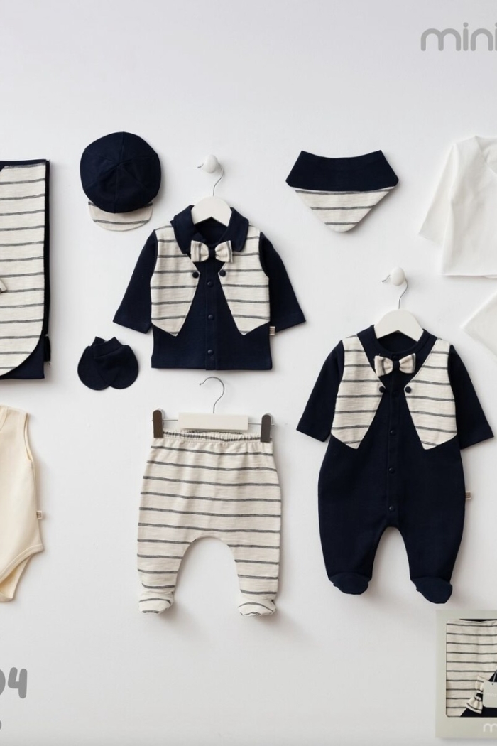 Wholesale Baby Boy Newborn Set of 10pcs 0-3M - Producer: Minizeyn - Wholesale Kids & Baby Clothes From Turkey - TheBS Kids