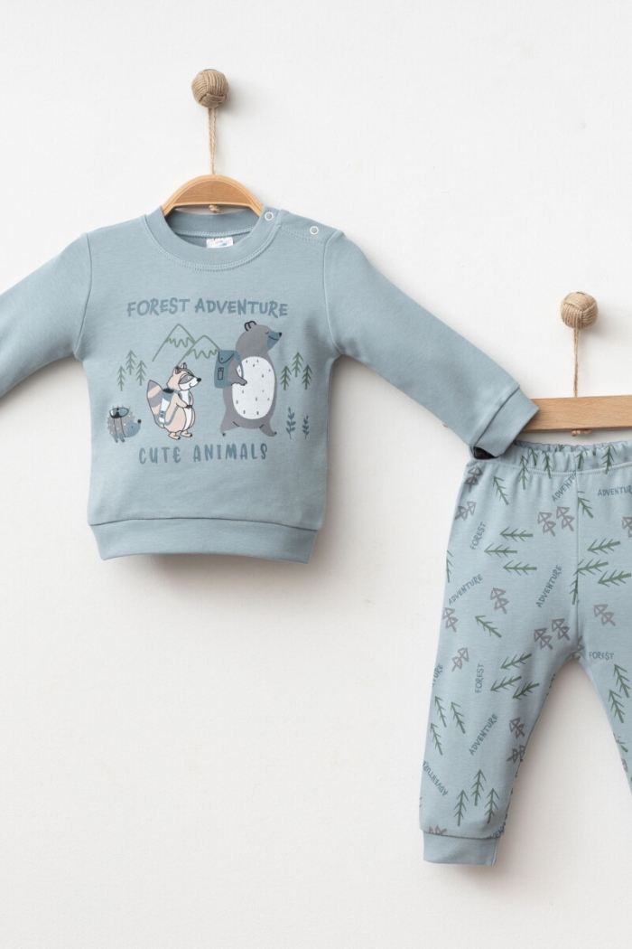 Wholesale Baby Boys 2-Pieces Body and Pants Set 6-18M - Producer: Gümüş Baby - Wholesale Kids & Baby Clothes From Turkey - TheBS Kids