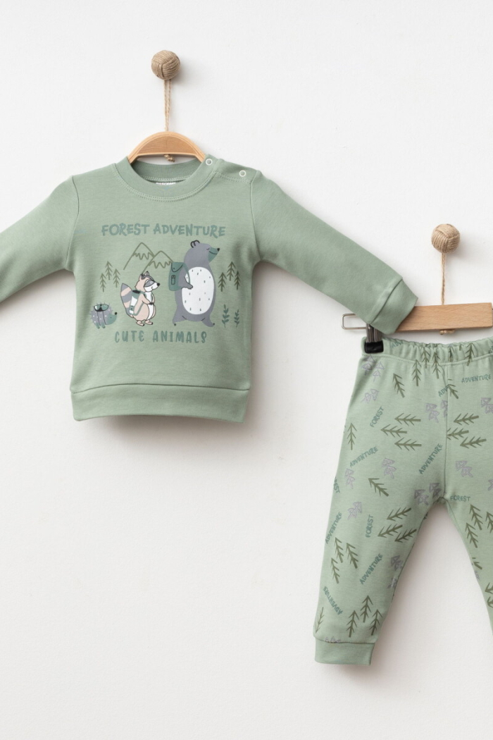 Wholesale Baby Boys 2-Pieces Body and Pants Set 6-18M - Producer: Gümüş Baby - Wholesale Kids & Baby Clothes From Turkey - TheBS Kids