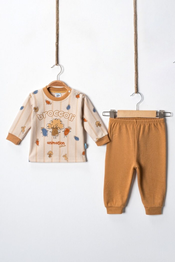 Wholesale Baby Boys 2pcs Sweat and Trousers Set 6-12M - Producer: Hoppidik - Wholesale Kids & Baby Clothes From Turkey - TheBS Kids