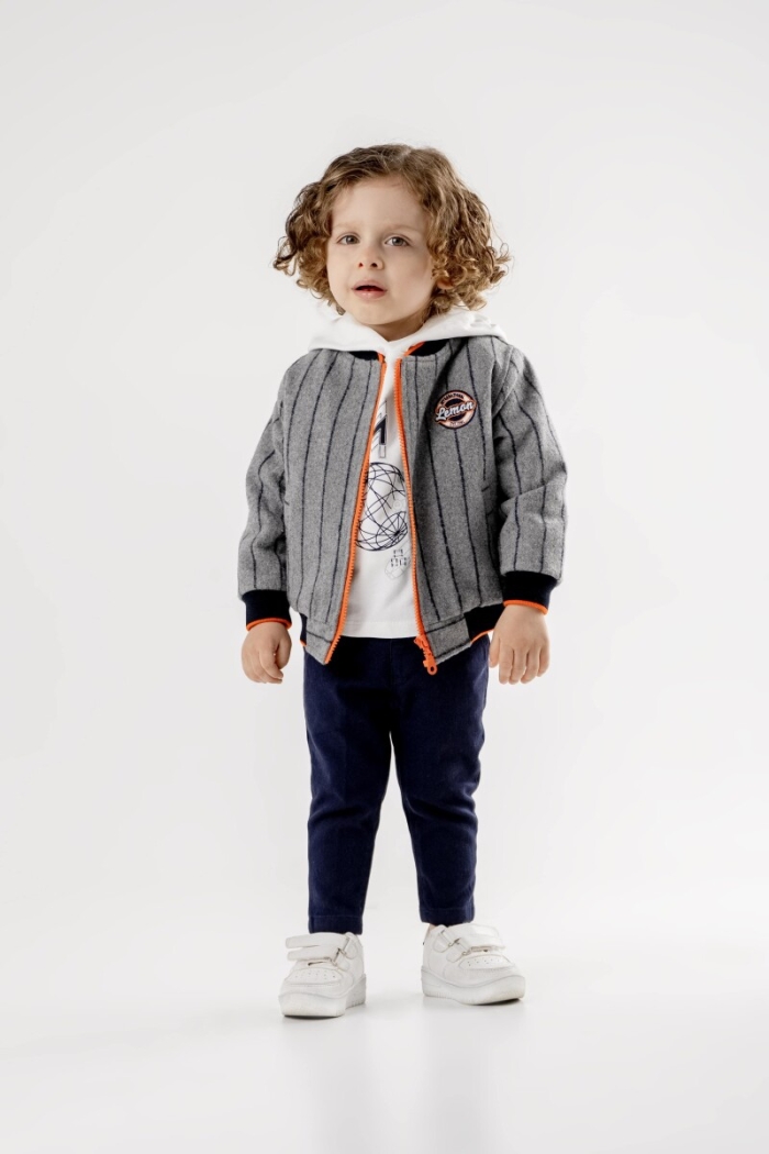 Wholesale Baby Boys 3-Piece Jacket T-Shirt and Pants Set 9-24M - Producer: Lemon - Wholesale Kids & Baby Clothes From Turkey - TheBS Kids