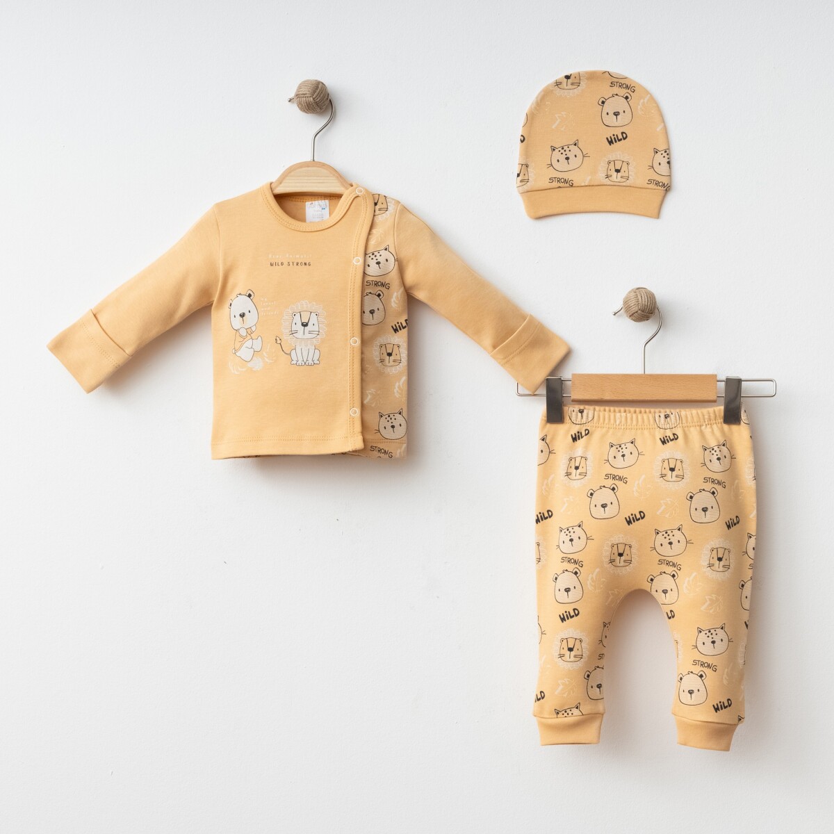 Wholesale Baby Boys' 3-Piece Newborn Set 0-3M - Producer: Gümüş Baby - Wholesale Kids & Baby Clothes From Turkey - TheBS Kids