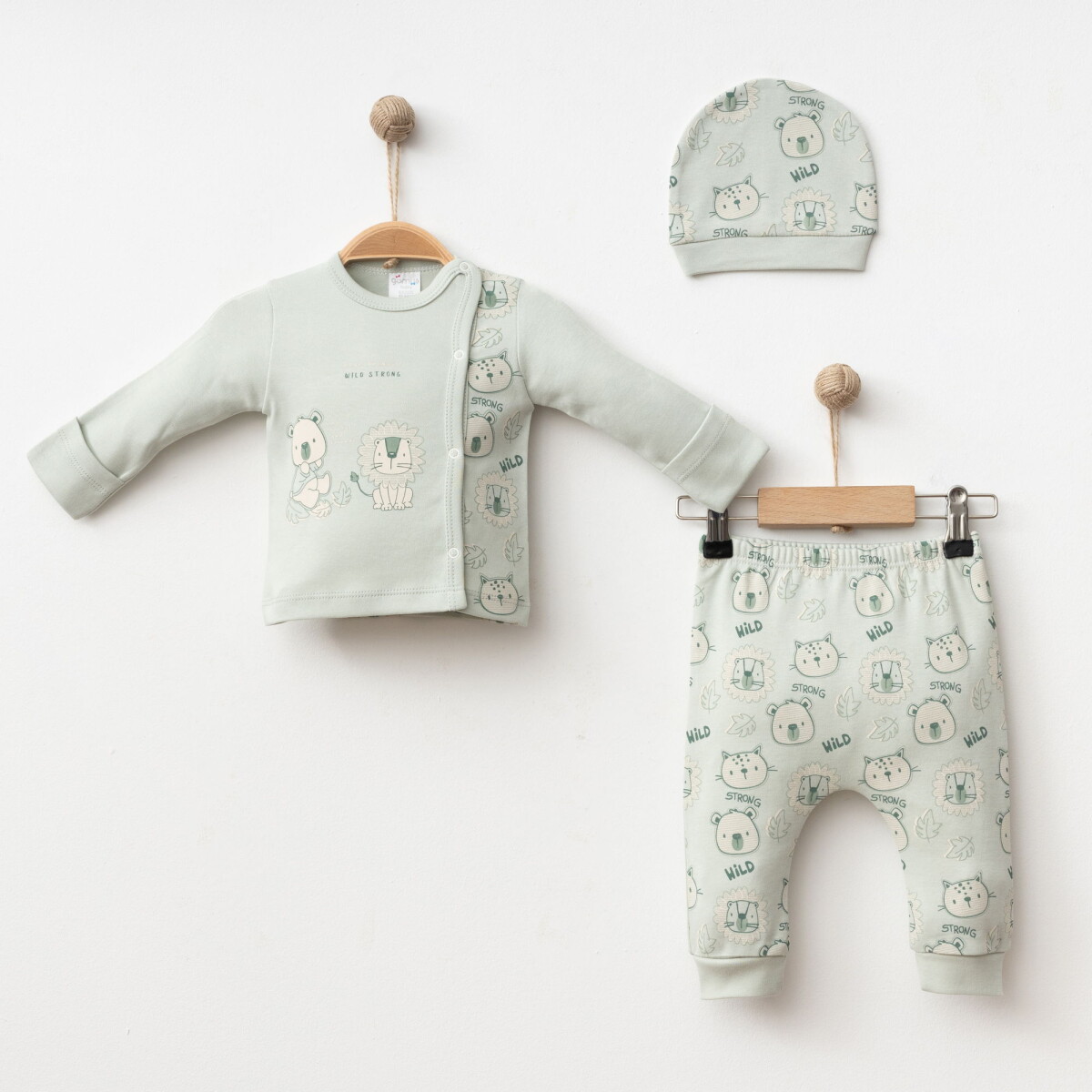 Wholesale Baby Boys' 3-Piece Newborn Set 0-3M - Producer: Gümüş Baby - Wholesale Kids & Baby Clothes From Turkey - TheBS Kids