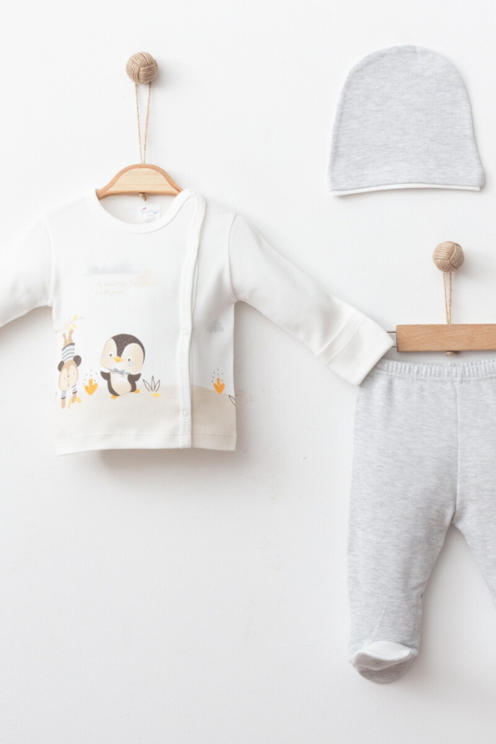 Wholesale Baby Boys 3-Pieces Newborn Set 0-3M - Producer: Gümüş Baby - Wholesale Kids & Baby Clothes From Turkey - TheBS Kids