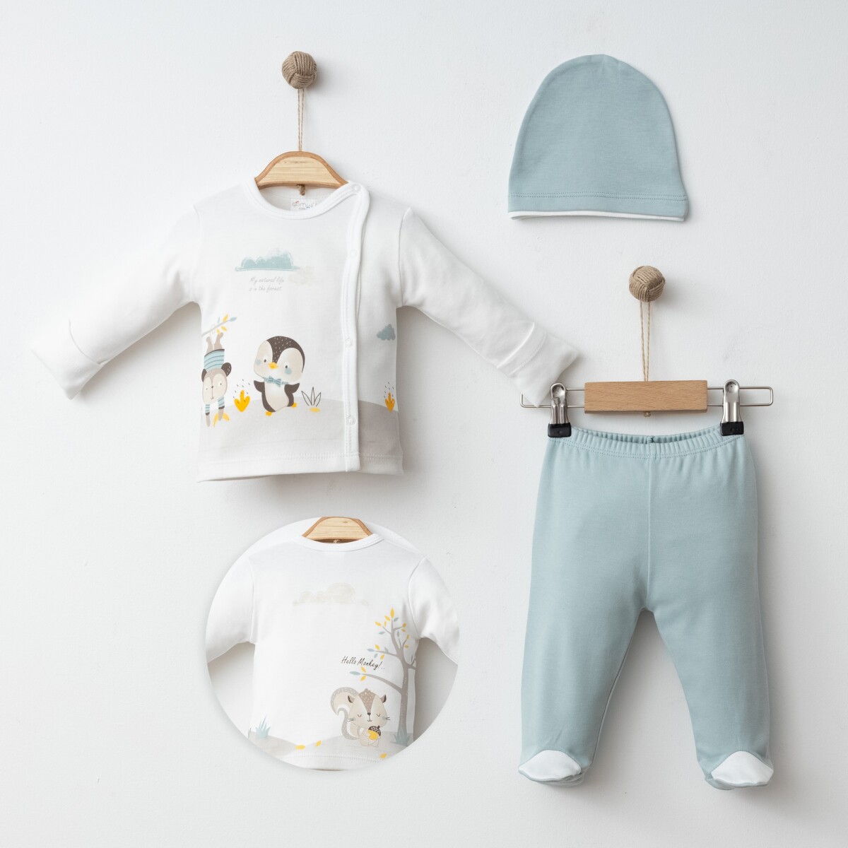 Wholesale Baby Boys 3-Pieces Newborn Set 0-3M - Producer: Gümüş Baby - Wholesale Kids & Baby Clothes From Turkey - TheBS Kids