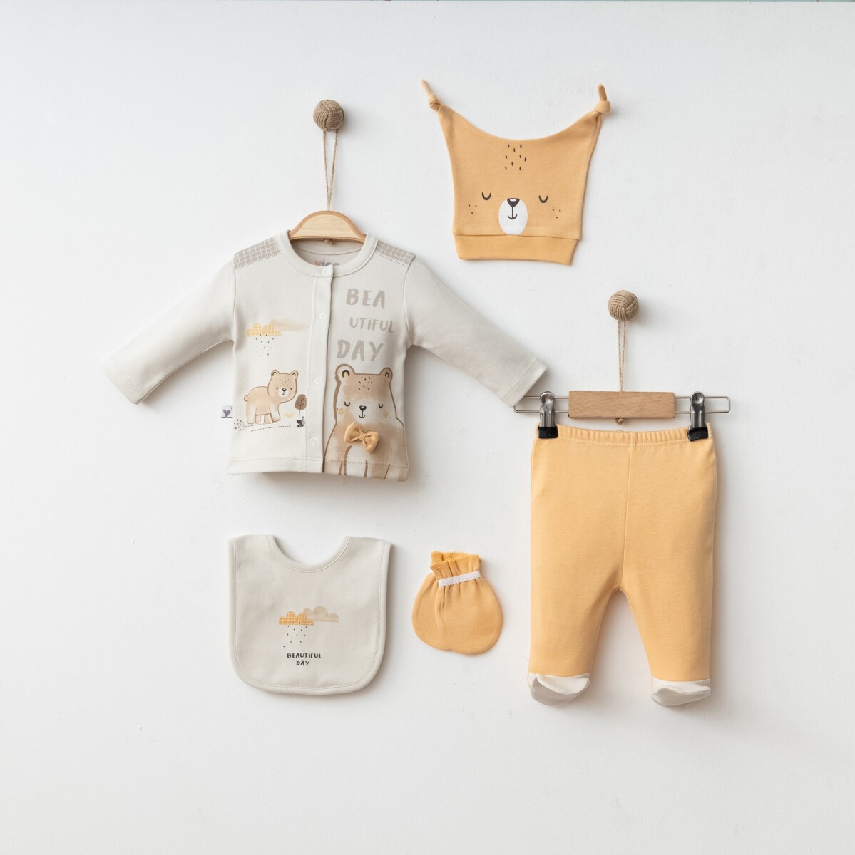 Wholesale Baby Boys 5-Piece Newborn Set 0-3 M - Producer: Vina baby - Wholesale Kids & Baby Clothes From Turkey - TheBS Kids