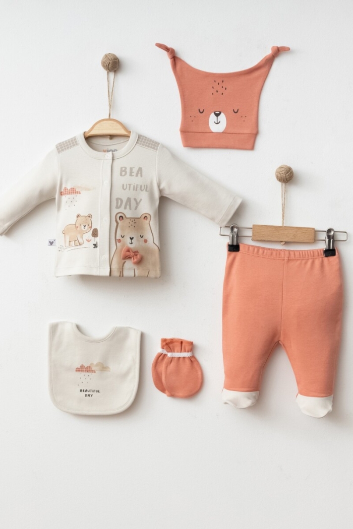 Wholesale Baby Boys 5-Piece Newborn Set 0-3 M - Producer: Vina baby - Wholesale Kids & Baby Clothes From Turkey - TheBS Kids