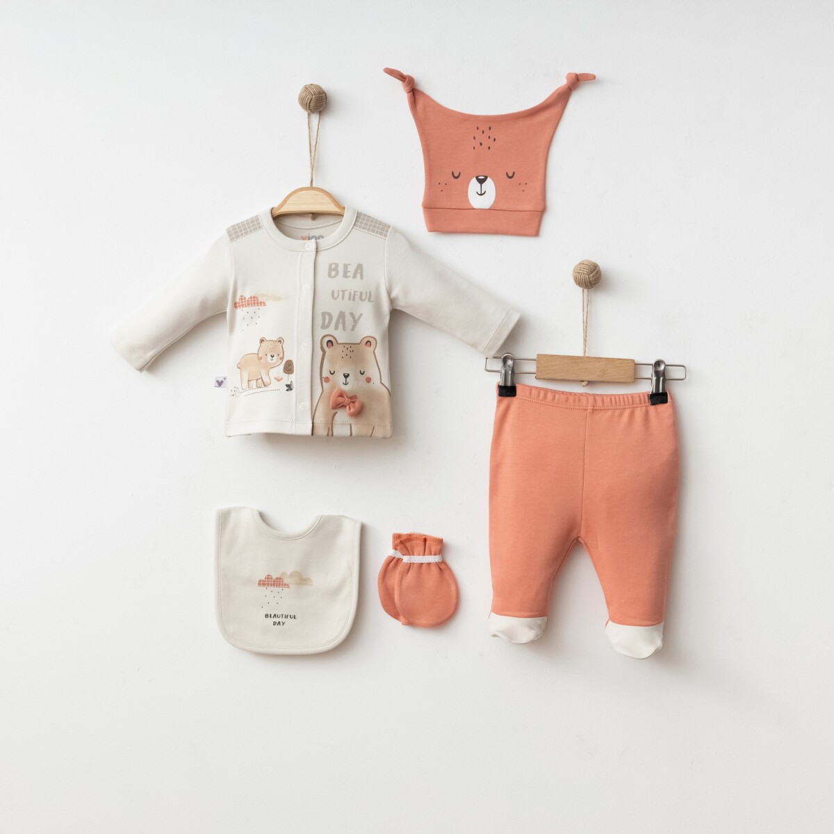 Wholesale Baby Boys 5-Piece Newborn Set 0-3 M - Producer: Vina baby - Wholesale Kids & Baby Clothes From Turkey - TheBS Kids