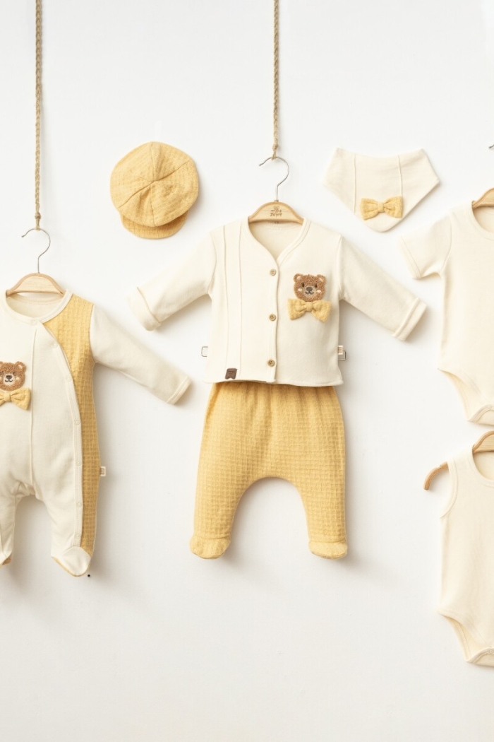 Wholesale Baby Boys 8-Pieces Newborn Set 0-3M - Producer: Minizeyn - Wholesale Kids & Baby Clothes From Turkey - TheBS Kids