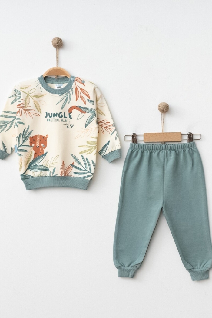 Wholesale Baby Boys Patterned Tracksuit Set 9-18M - Producer: Hoppidik - Wholesale Kids & Baby Clothes From Turkey - TheBS Kids