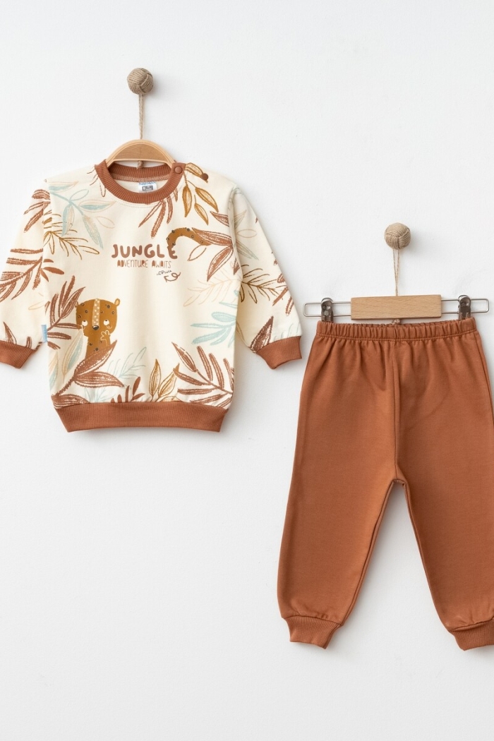 Wholesale Baby Boys Patterned Tracksuit Set 9-18M - Producer: Hoppidik - Wholesale Kids & Baby Clothes From Turkey - TheBS Kids